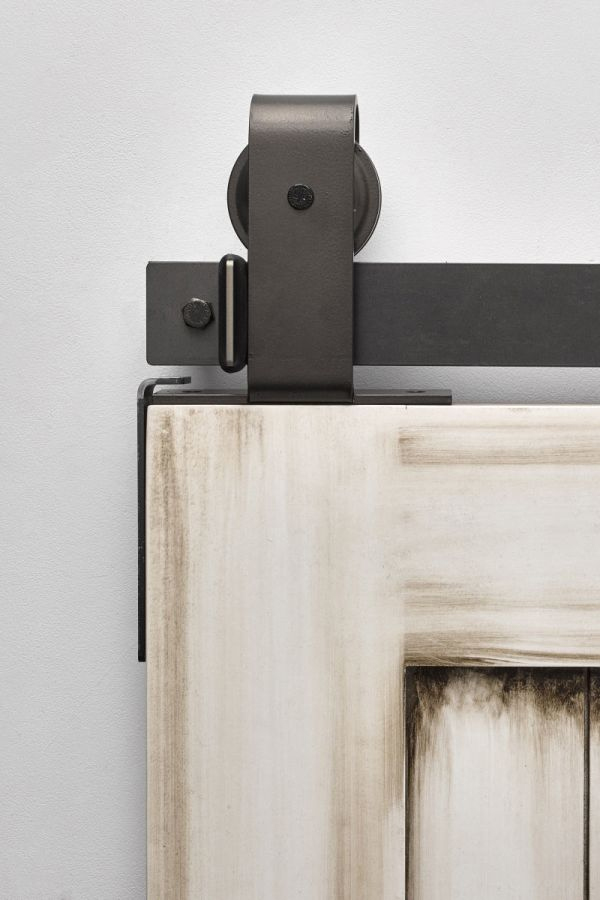 Buck Clear Coat Raw Steel - Same Day Ship Barn Door Hardware